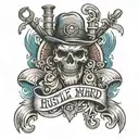 hustle and hard work tattoo tattoo design idea