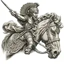 alexander the great tattoo design idea