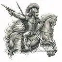 alexander the great tattoo design idea