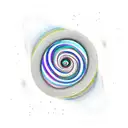 clockwise spiral tattoo design idea