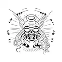 Heaven and Hell tattoo design idea