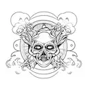 Heaven and Hell tattoo design idea