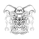 Heaven and Hell tattoo design idea