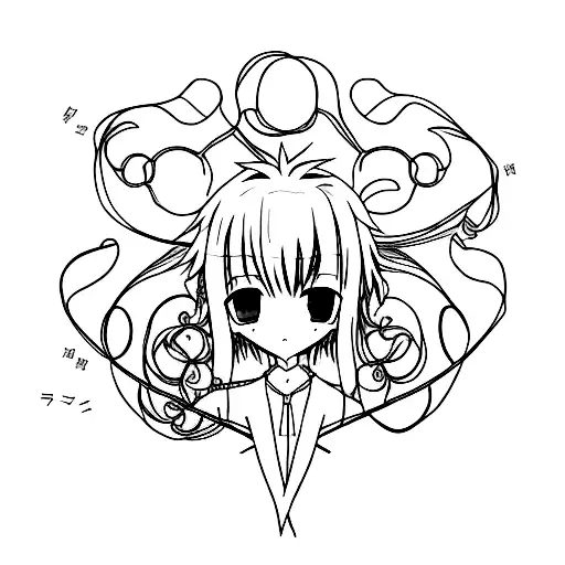red string from Anime tattoo design idea