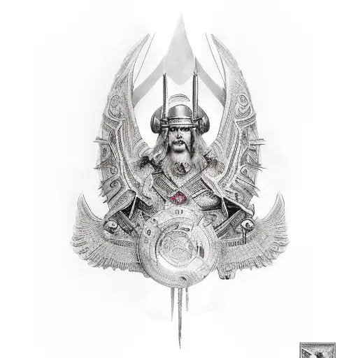 dacian warrior tattoo design idea