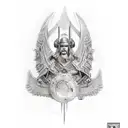 dacian warrior tattoo design idea