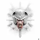 dacian warrior tattoo design idea