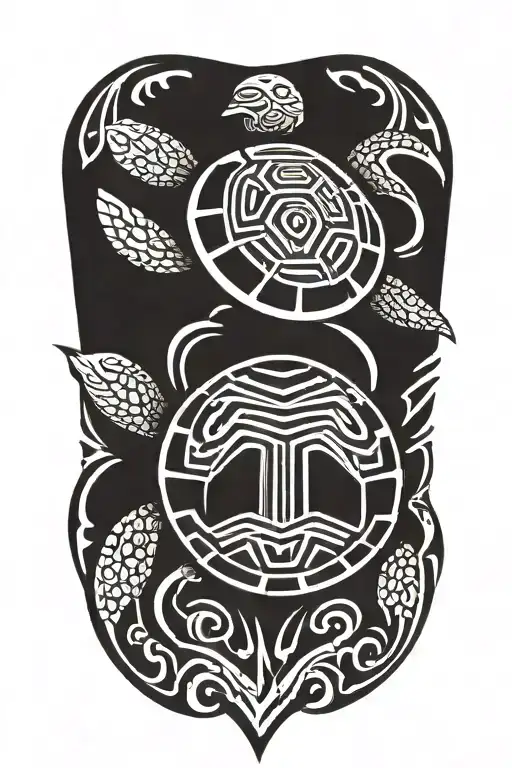 turtle tattoo design idea