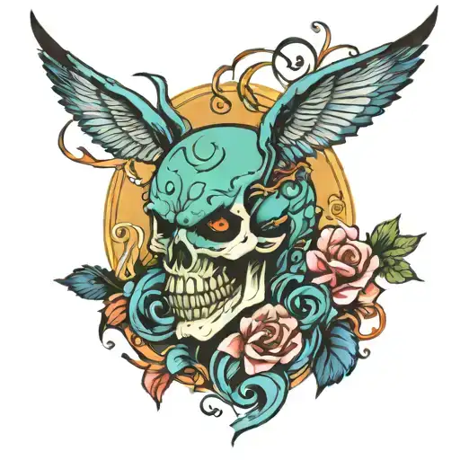 80s tattoo design idea