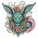 80s tattoo design idea