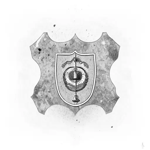 Texas flag, police badge, father  tattoo design idea