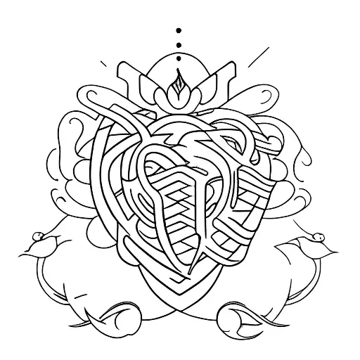 strength resilience patience blesses loved graced tattoo design idea