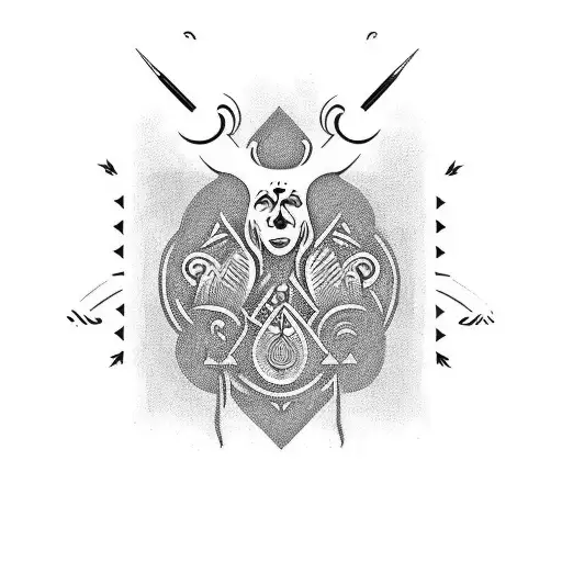 strength resilience patience blessed loved graced tattoo design idea