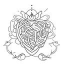 strength resilience patience blesses loved graced tattoo design idea