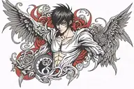 death note anime tattoo design tattoo design idea