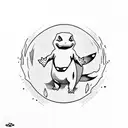 charmander tattoo design idea