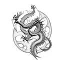 smaug dragon tattoo design idea