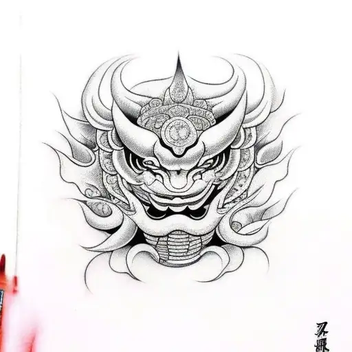 Asura tattoo design idea