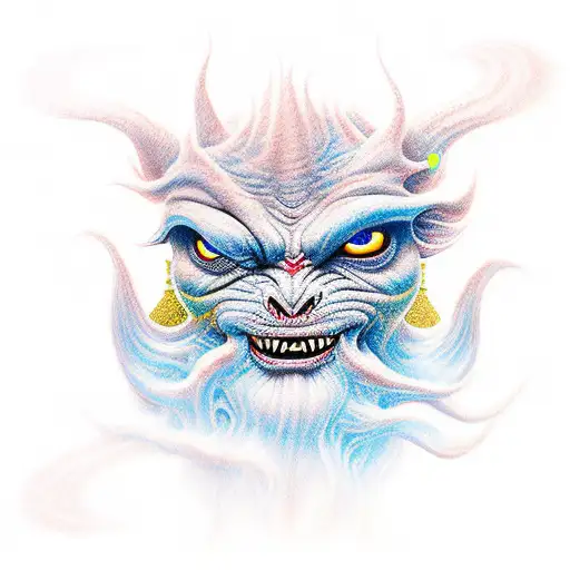 Asura tattoo design idea