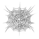 Spider Web tattoo design idea