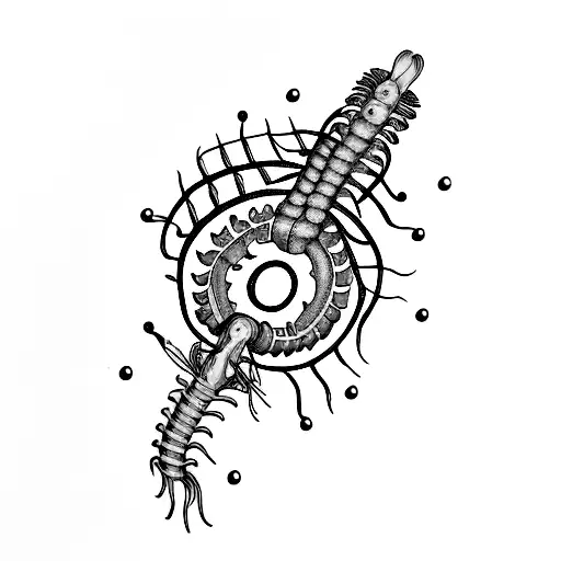 Spinal cord tattoo design idea