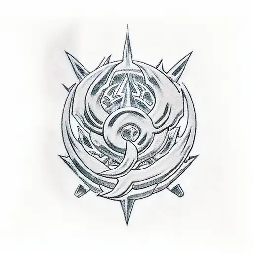 Goku UI with shenron  tattoo design idea