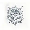 Goku UI with shenron  tattoo design idea