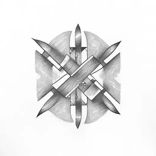 three nails tattoo tattoo design idea