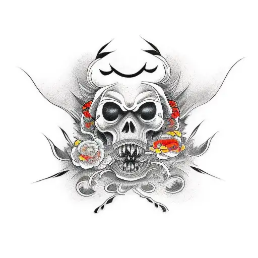 shinigami tattoo design idea