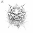 shinigami tattoo design idea