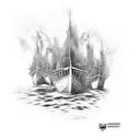 burn the boats back tattoo tattoo design idea