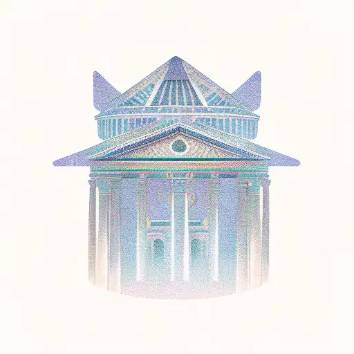 pantheon tattoo design idea