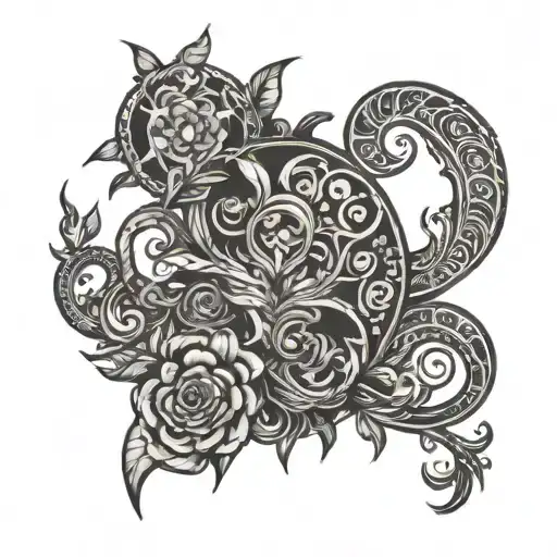 wendingo stick figure tattoo design idea