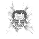 Superman Rage tattoo design idea