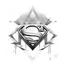 Superman Rage tattoo design idea