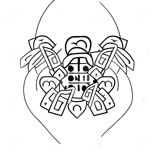 Bingo chips forming a winning pattern tattoo design idea