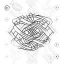 Bingo chips forming a winning pattern tattoo design idea