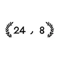 a laurel wreath on a black background tattoo design idea