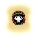 bush with flowers tattoo design idea