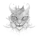 old school sleeve colored tattoo design idea