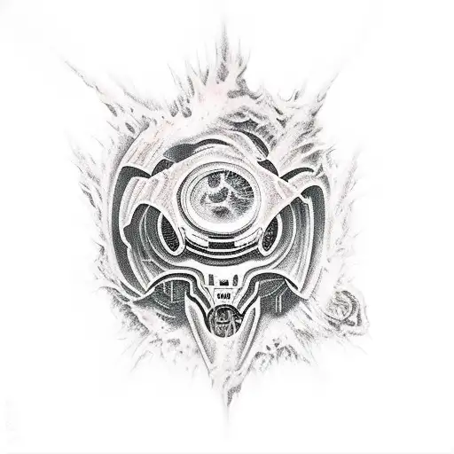 doom inspired tattoo design idea