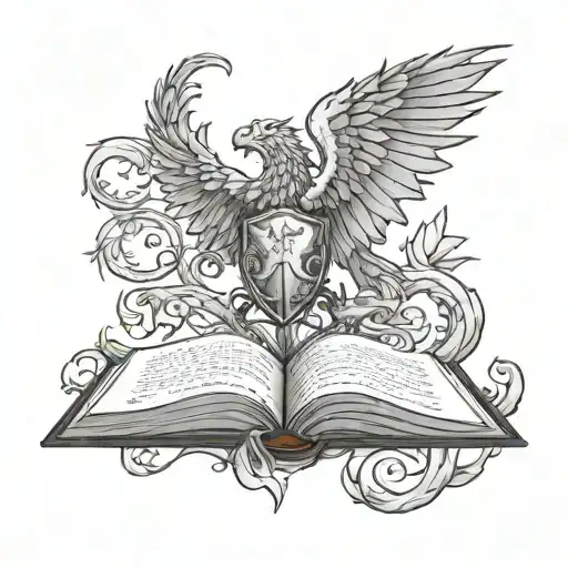 game of throne book tattoo design idea