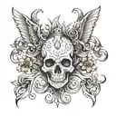 lost soul tattoo design idea