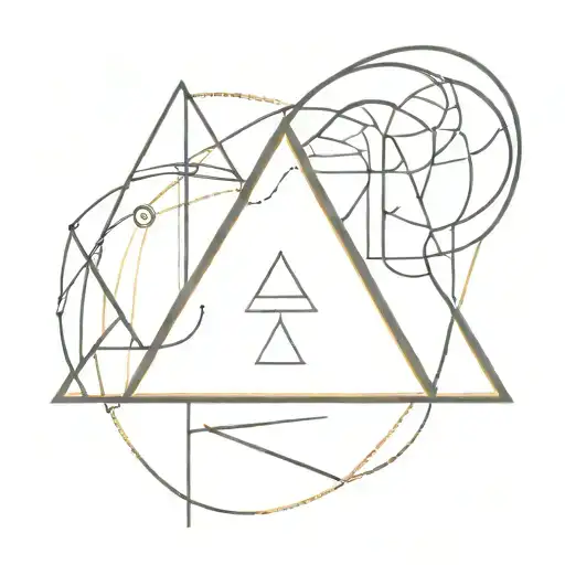 aham brahmasmi with downward triangle made tattoo design idea