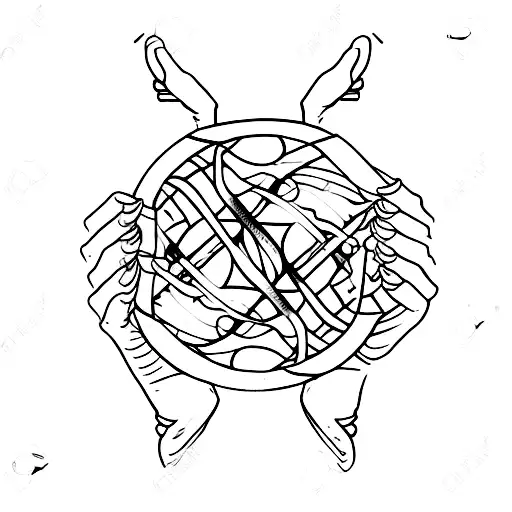 star alignments cancer, Capricorn and pisces. mum hand with 2 child hands holding tattoo design idea