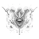 fat dragon tattoo design idea