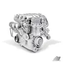 Car engine transformed into a 3D creation tattoo design idea