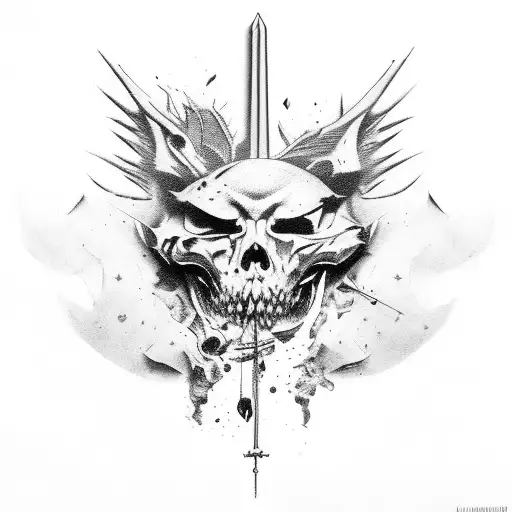 Army, Killer, Death, Weapons, Endurance, Fire tattoo design idea