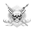 Army, Killer, Death tattoo design idea