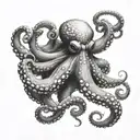 octopus shouler arm men tattoo black and white tattoo tattoo design idea
